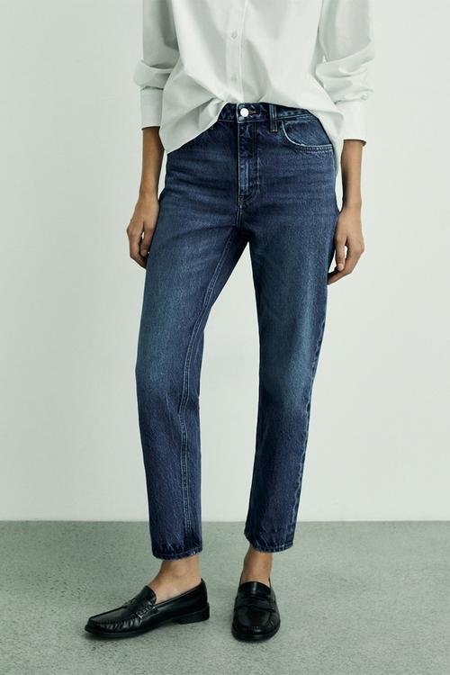 Jeans mom2000 - open blue