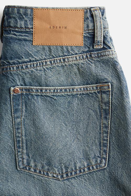 Baggy high jeans - light denim blue