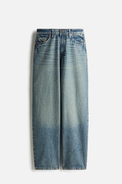 Baggy high jeans - light denim blue