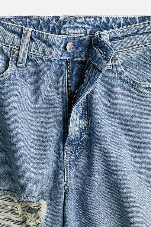 Baggy high jeans - light denim blue
