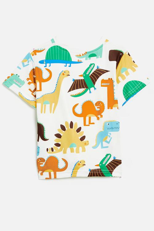 Dino print  tee - multi