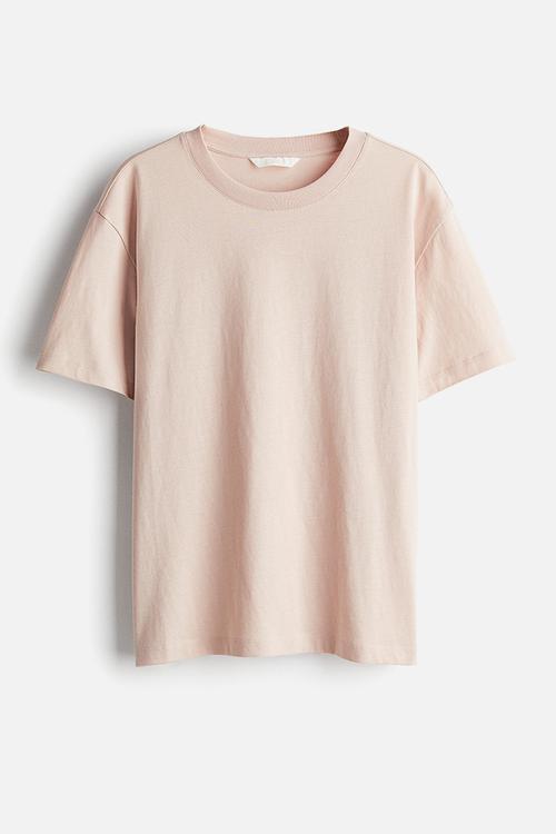 Cotton T-shirt - powder pink