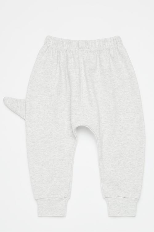 Printed jogger pants - grey