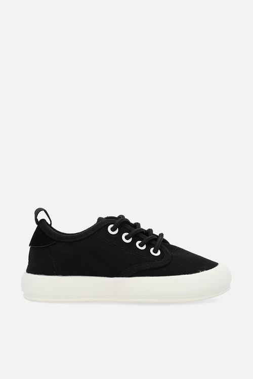 Lace up sneakers - black