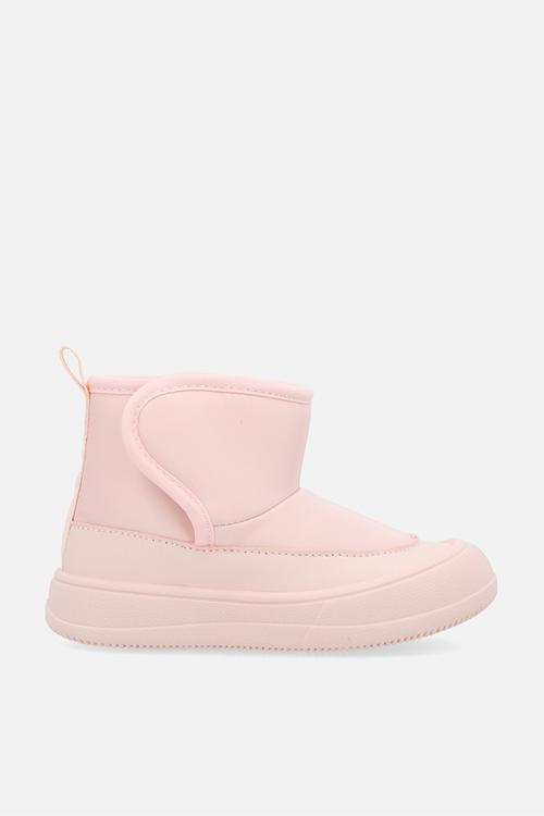 Puffer-style boots - pink