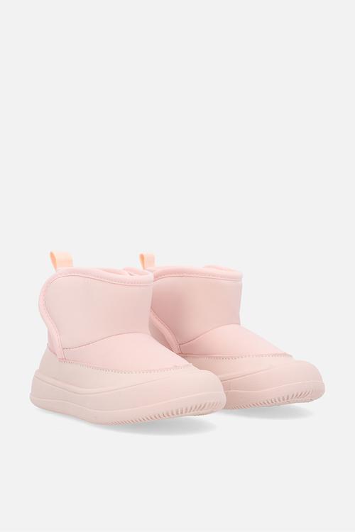 Puffer-style boots - pink
