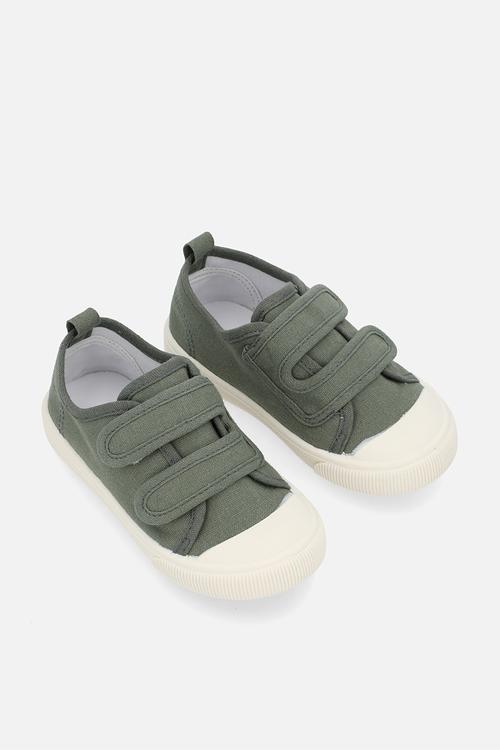 Twin strap sneakers - grey-green