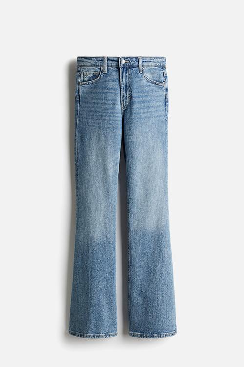 Flared high jeans - light denim blue