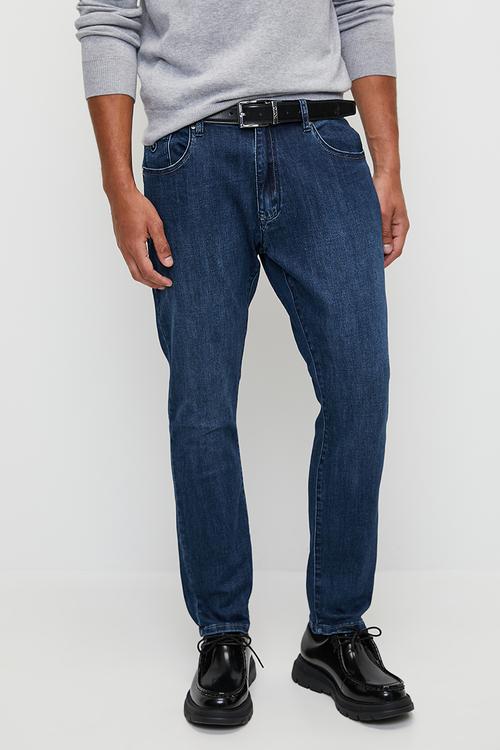 Straight Fit Classic Denim - Mid Blue