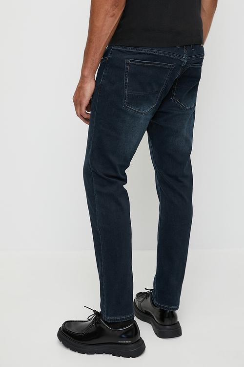 Straight Fit Classic Denim - Blue Black