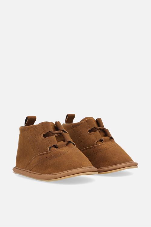 Lace boots - brown
