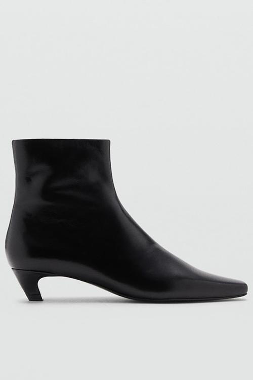 Supra leather ankle boot - black