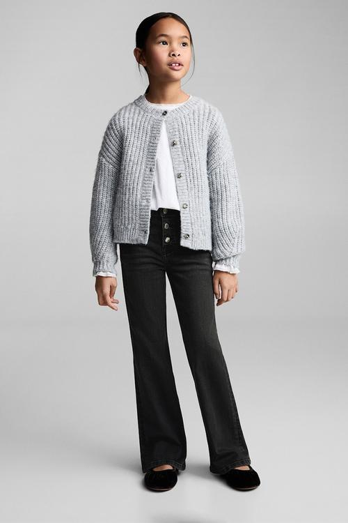 Jeans flare8 - open gray