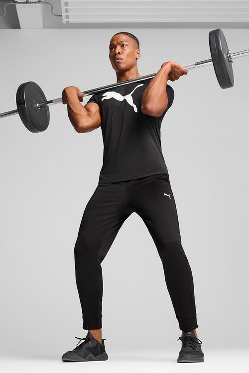 M TAD ESSENTIALS Solid Cat Tee (CF big cat) - PUMA Black