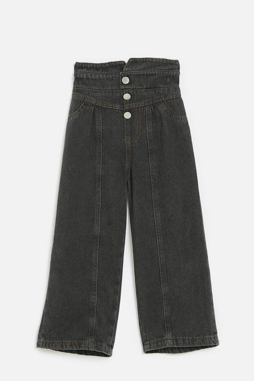High waisted jeans-black