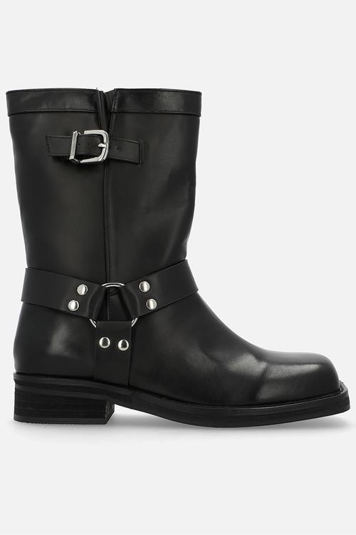 Stallion  boot - black pu