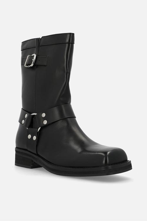 Stallion  boot - black pu