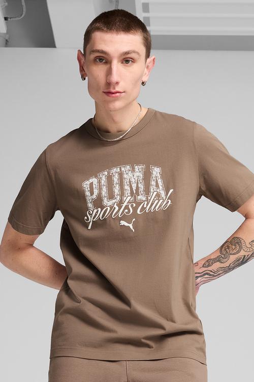 PUMA CLASS Graphic Tee - Totally Taupe