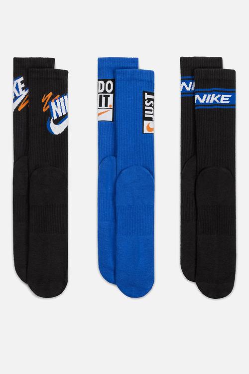 Nike Everyday Plus Crew Socks (3 Pairs) - Multi-Color