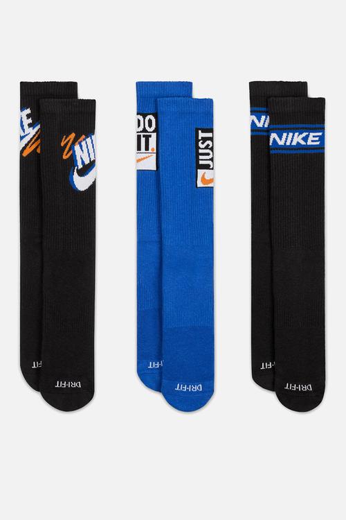 Nike Everyday Plus Crew Socks (3 Pairs) - Multi-Color