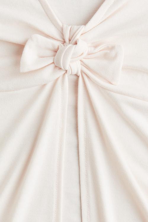 Tie-detail cardigan - pink