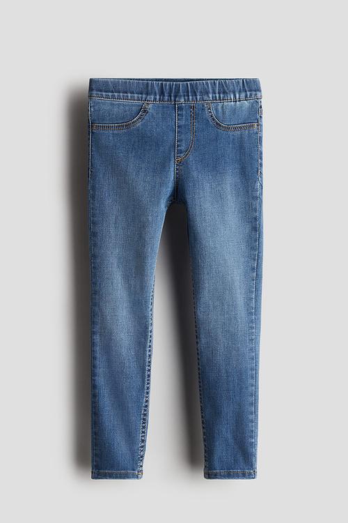 Denim jeggings - blue