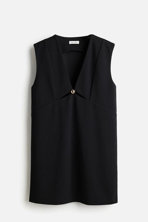 Sleeveless dress - black