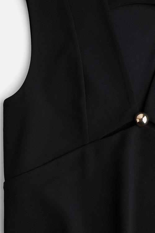 Sleeveless dress - black