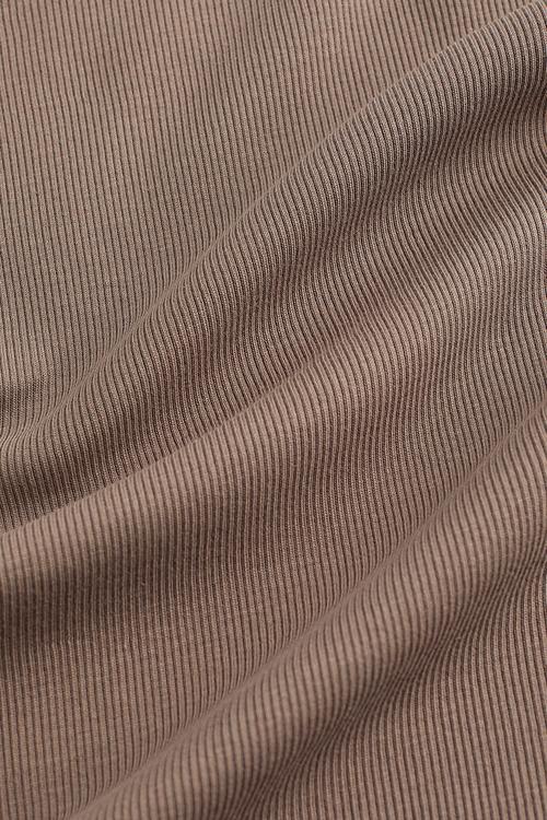 Ribbed t-shirt - mole