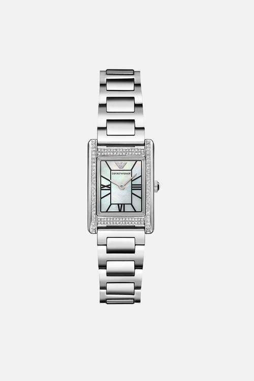 Two-hand Stainless Steel Watch - Silver