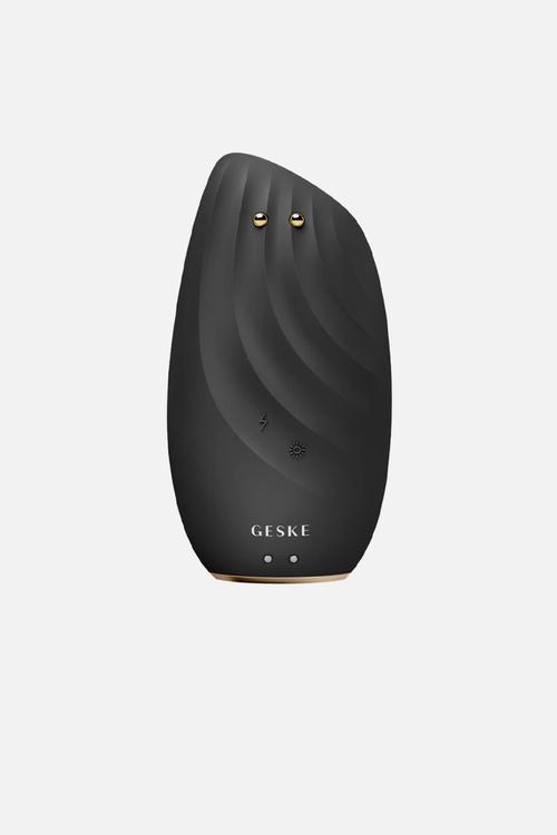 Sonic Thermo Facial Brush & Face-Lifter  8 in 1 - Black & Gold