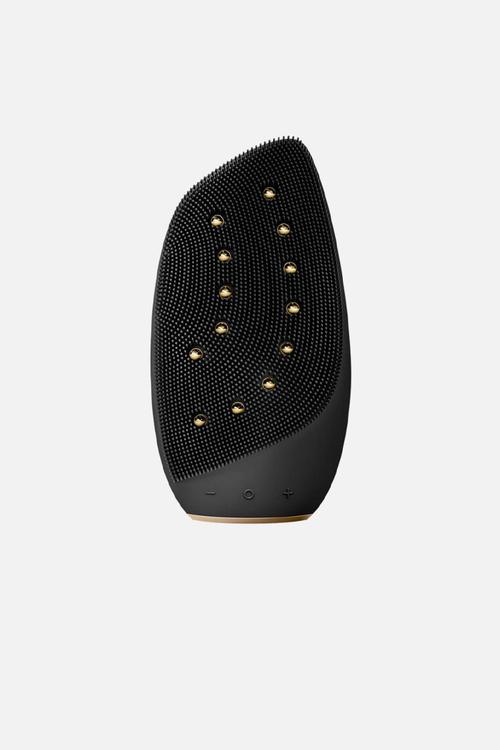 Sonic Thermo Facial Brush & Face-Lifter  8 in 1 - Black & Gold
