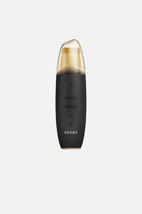 MicroCurrent Skin Scrubber & Blackhead Remover  9 in 1 - Black & Gold