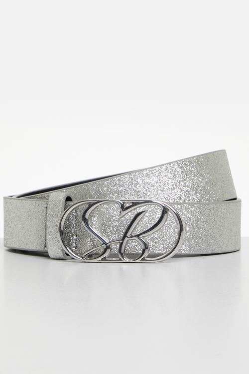 Glitter belt - silver