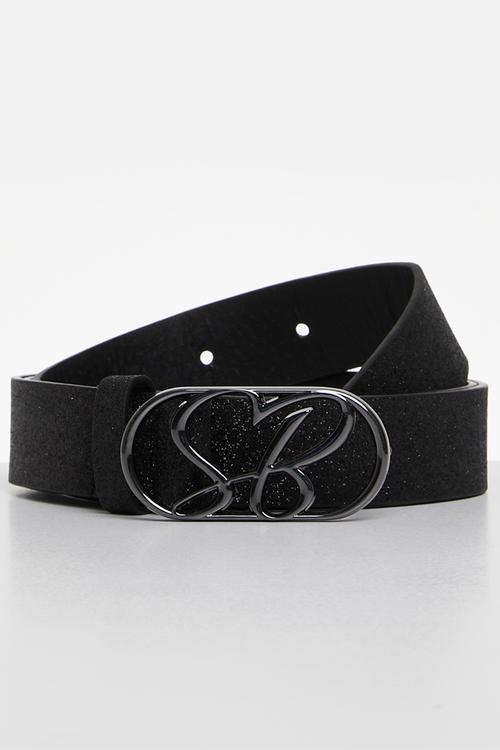 Glitter belt - black