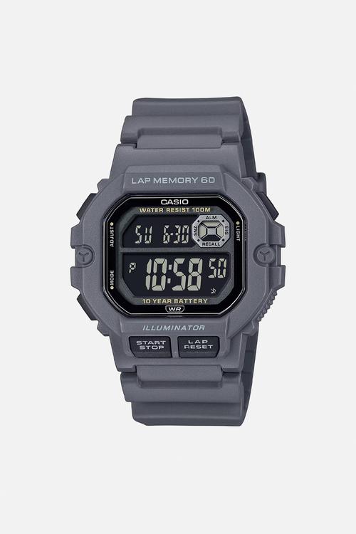 Digital dial resin band - grey