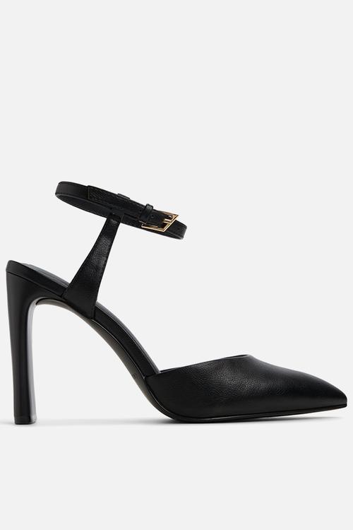 Fiaa Closed Toe Ankle Strap - Black