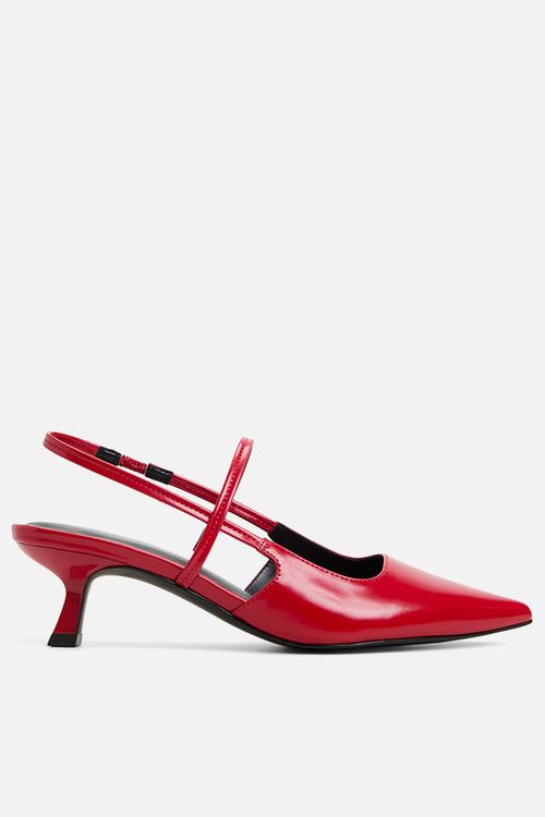 Poppiee Slingback - Red