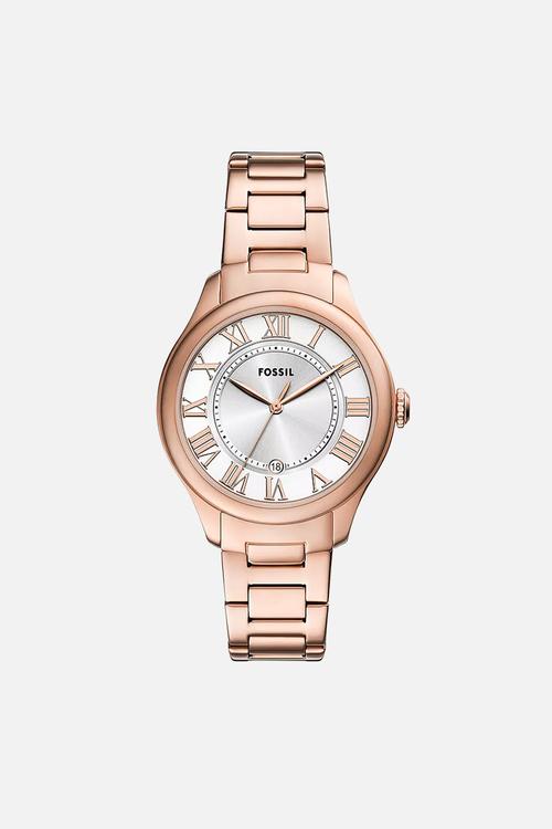 Gilmore Three-Hand Date Stainless Steel Watch - Rose Gold