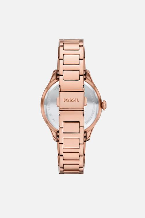 Gilmore Three-Hand Date Stainless Steel Watch - Rose Gold