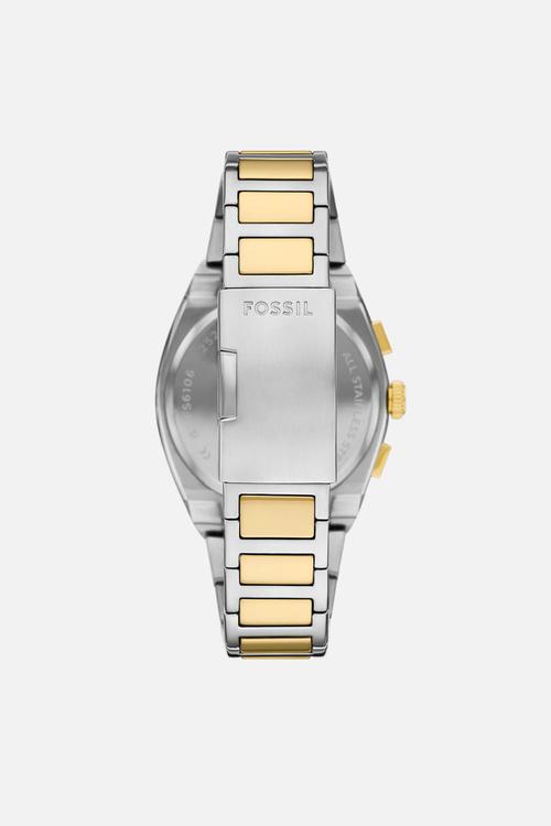 Everett Chronograph Stainless Steel Watch - Gold & Silver