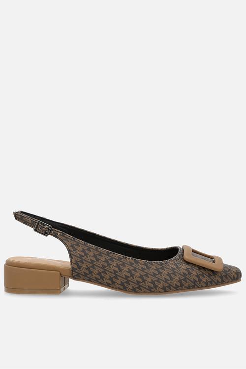 Babette  heel - chocolate multi