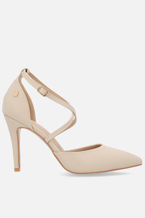 Harlet Closed Back Ankle Strap - Neutral