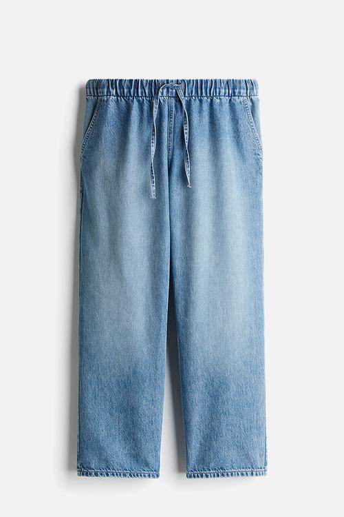 Denim joggers - light denim blue 