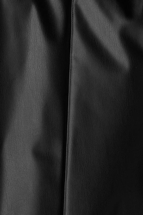 Coated leggings - black