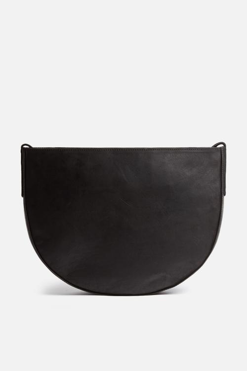 Jayd leather halfmoon bag