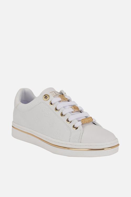Stasey logo sneaker - white