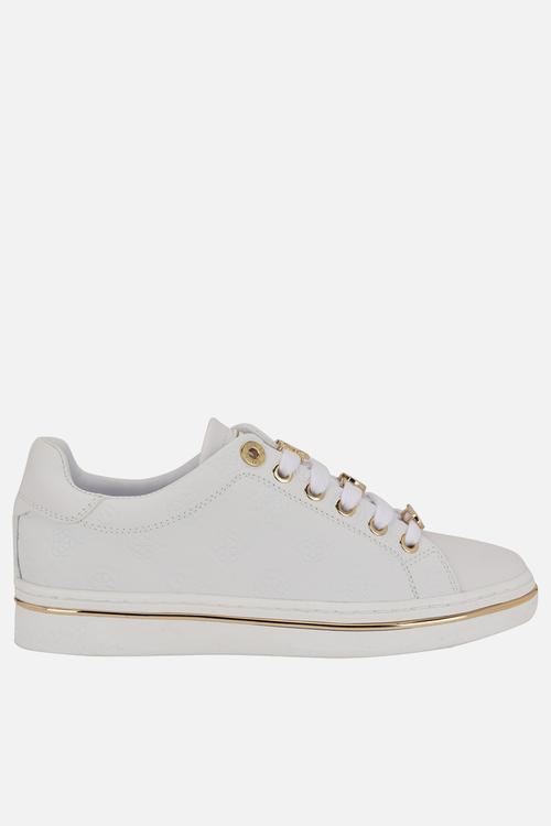 Stasey logo sneaker - white