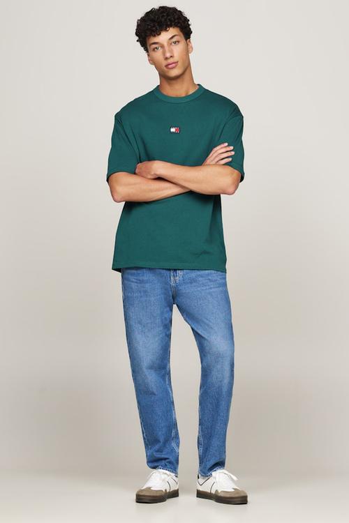 Tjm Rlx Badge Tee - Deep Seawater