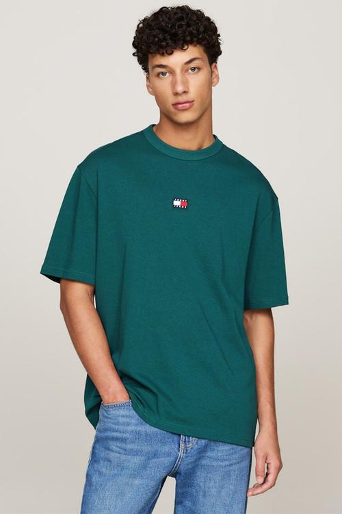 Tjm Rlx Badge Tee - Deep Seawater